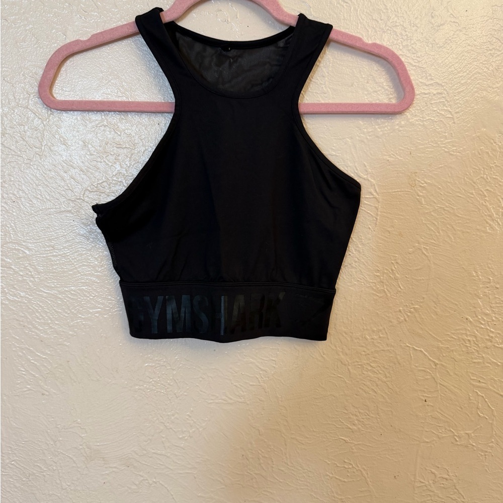 Gymshark Black Sleeveless Top